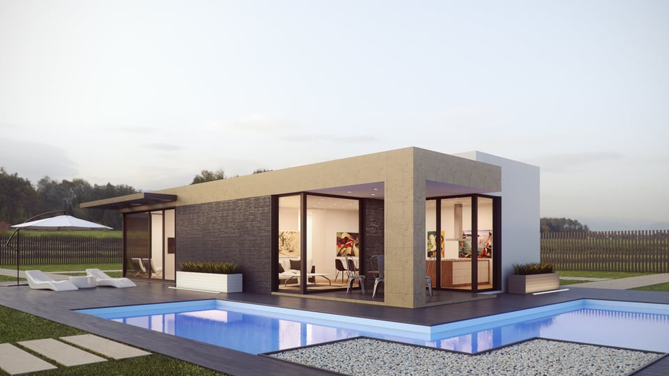 3D Modern House Design